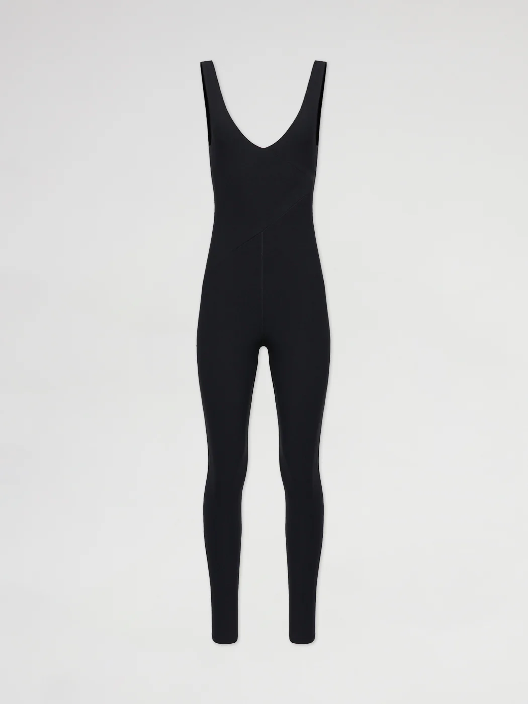 V-Neck Jumpsuit in Melt - Black - Image 7