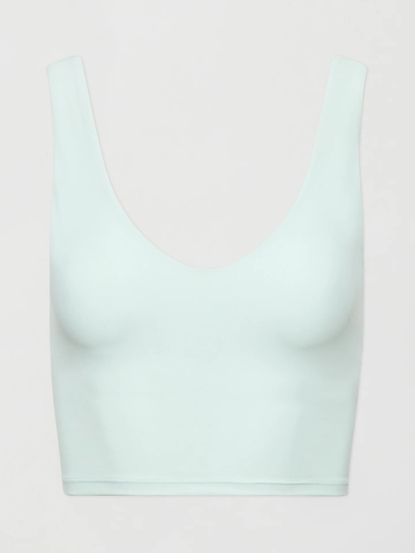 V-Neck Longline Bra in Melt - Clearly Aqua - Image 5