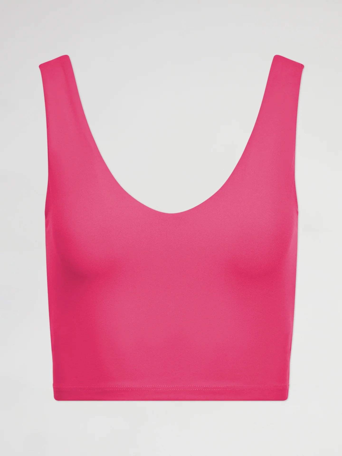 V-Neck Longline Bra in Melt - Fuchsia Purple - Image 5