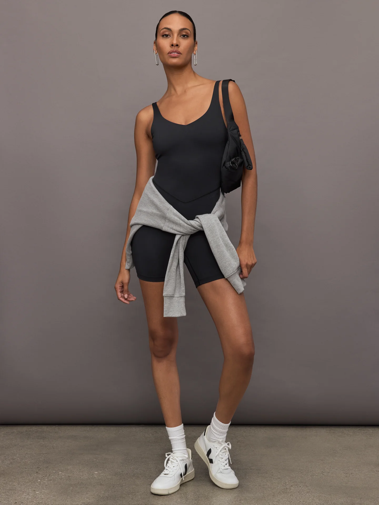 V-Neck Tempo Short Catsuit - Image 2