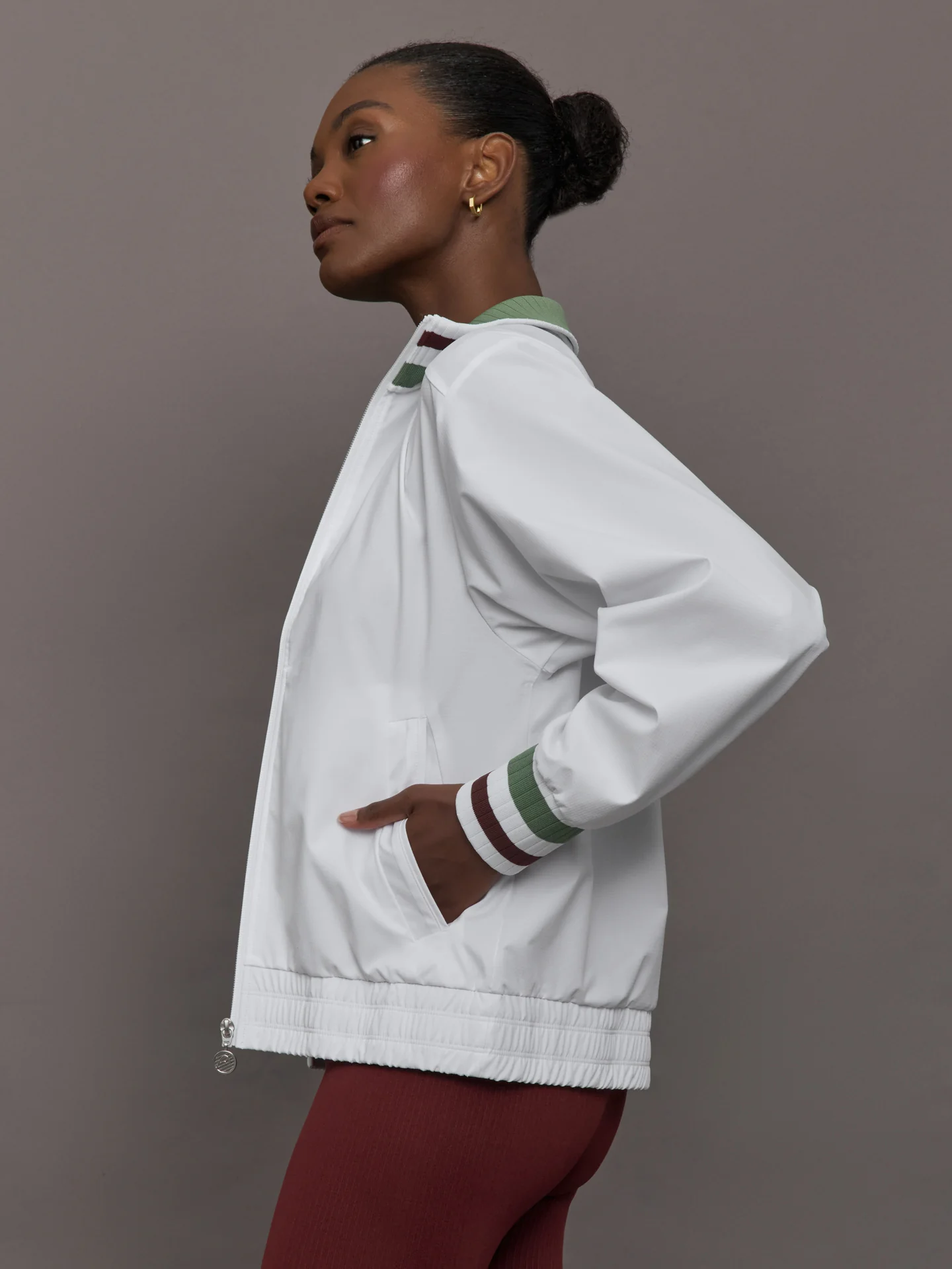 VB Track Jacket - White - Image 3