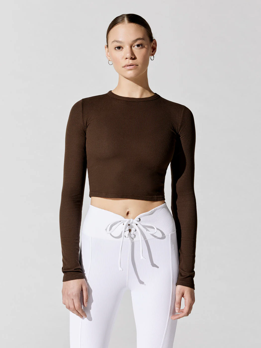 Verona Crop Shirt - Espresso - Image 2