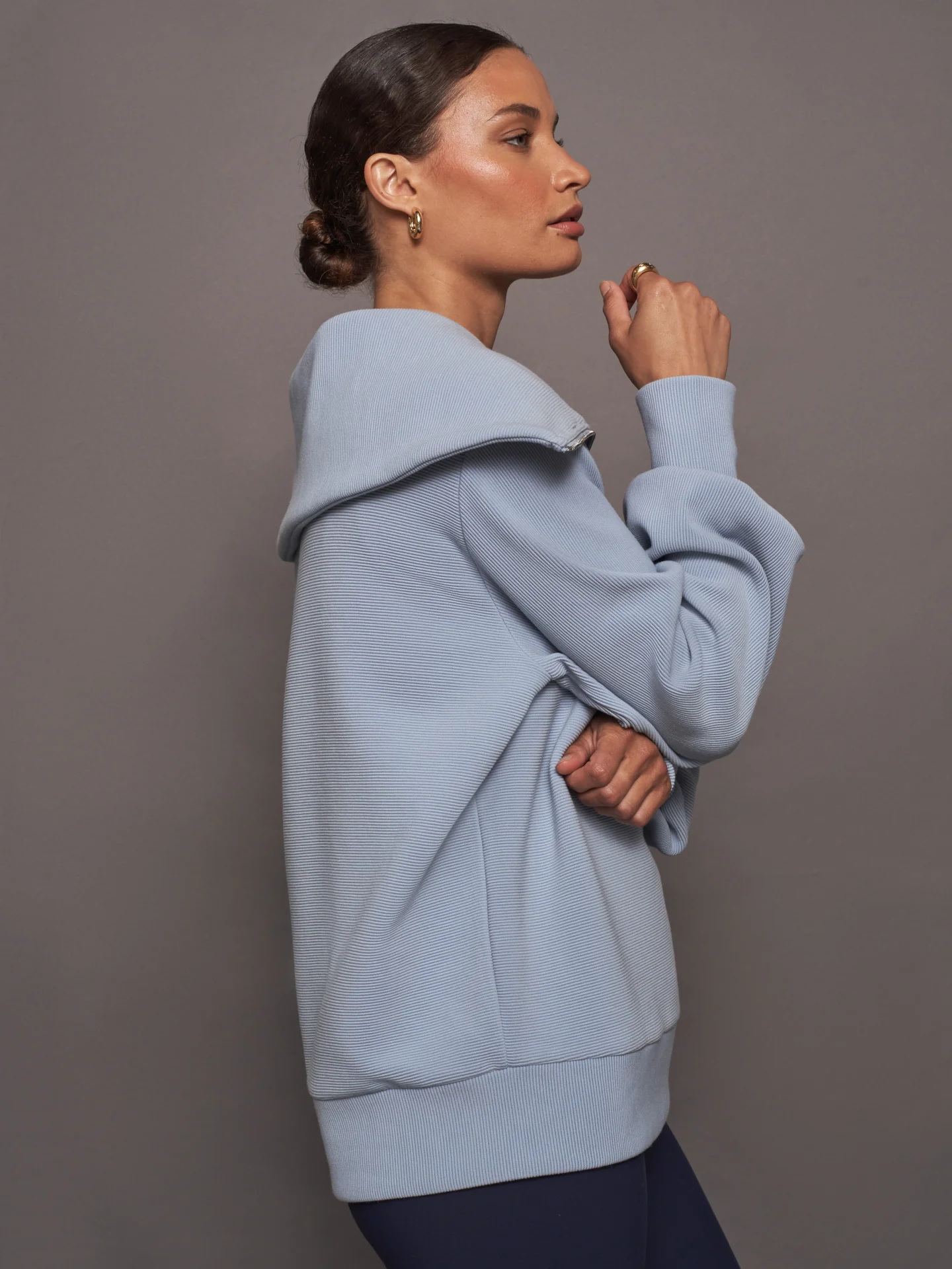 Vine Half Zip - Blue - Image 2
