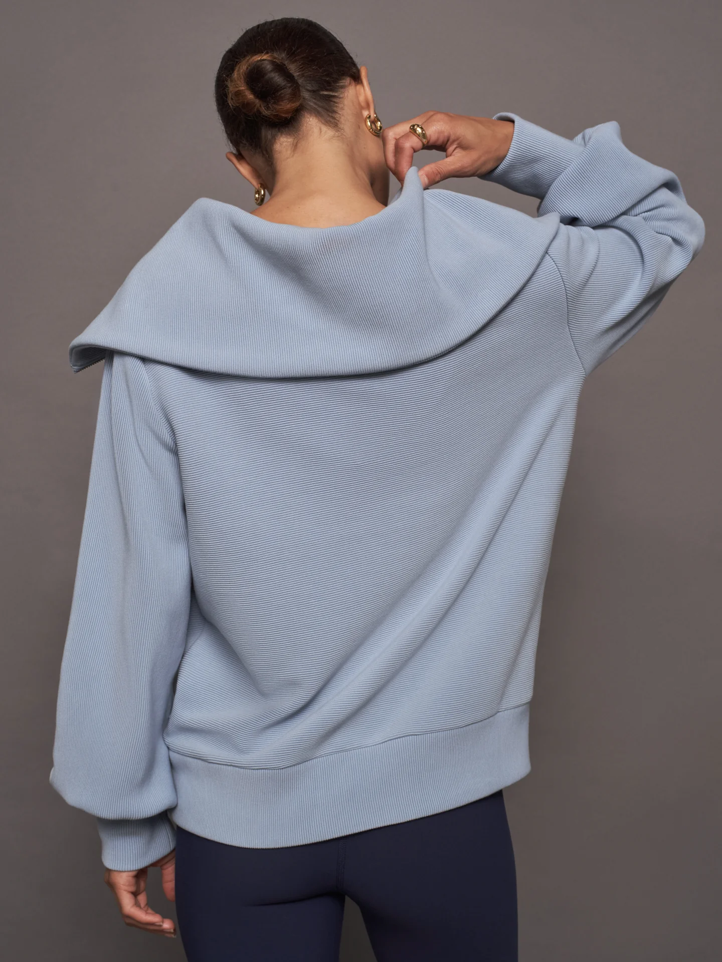 Vine Half Zip - Blue - Image 3