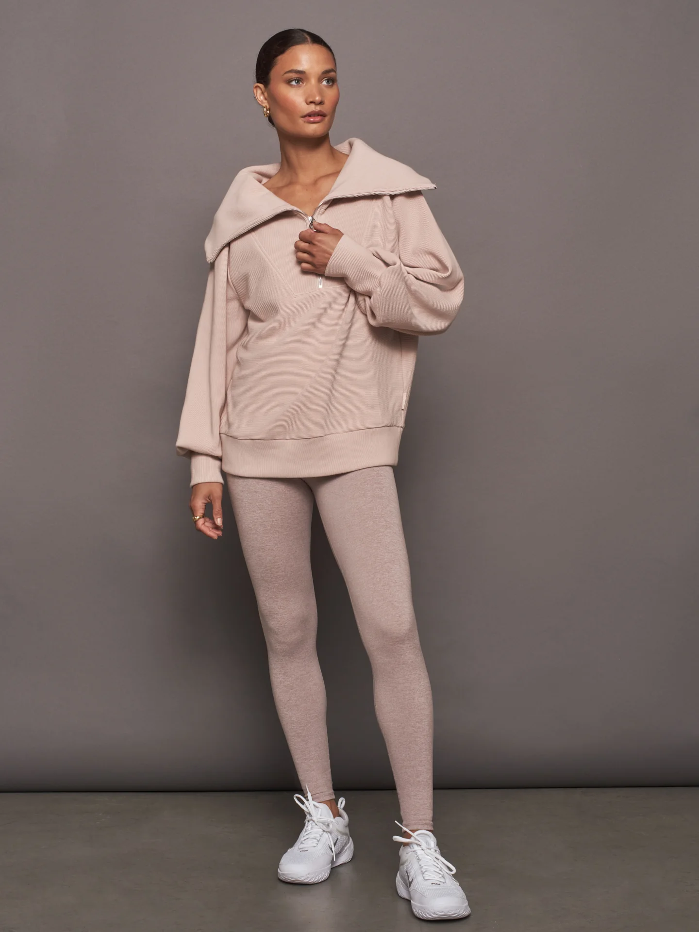 Vine Half Zip - Mushroom - Image 4