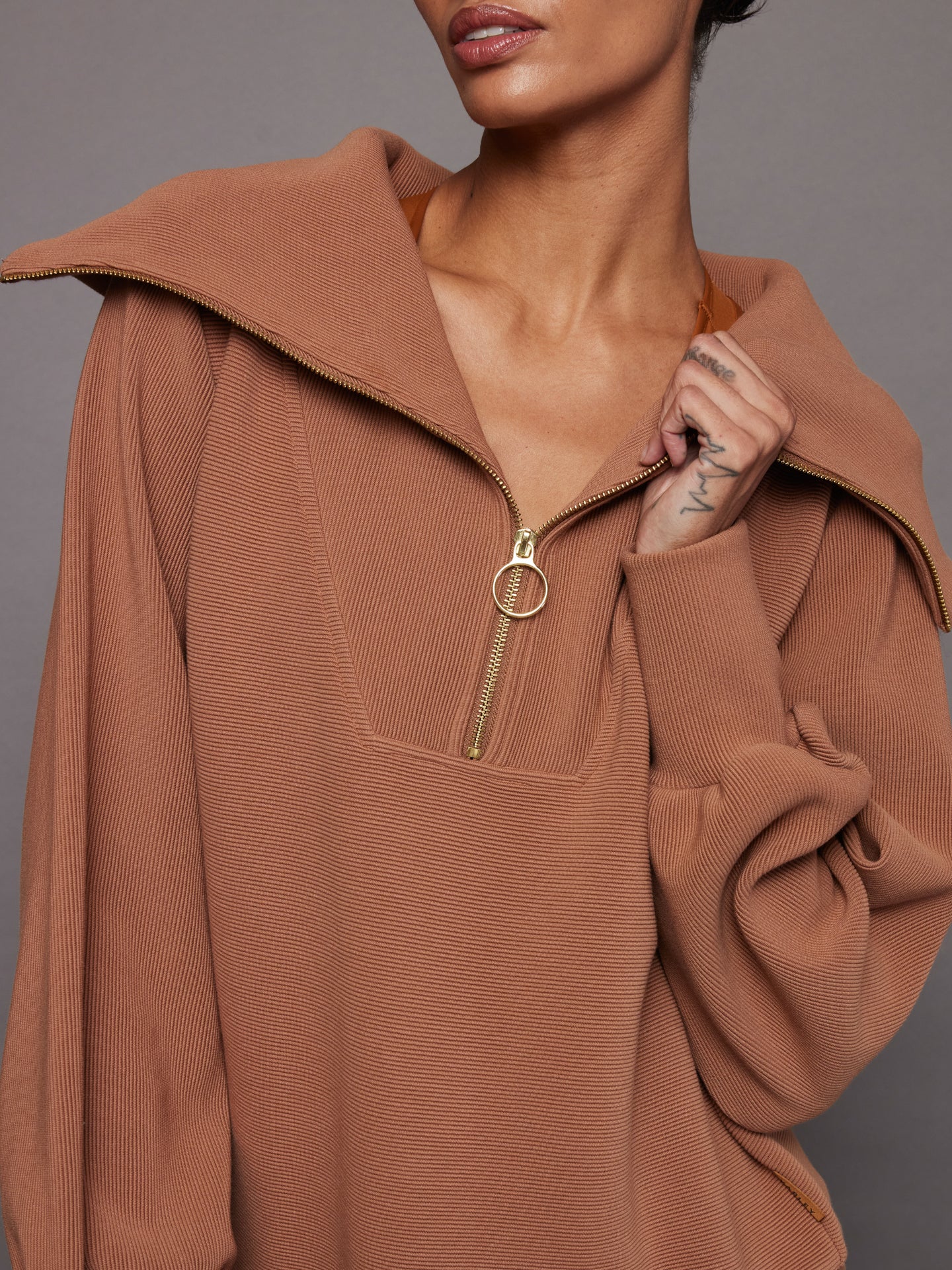 Vine Half Zip - Rawhide - Image 3