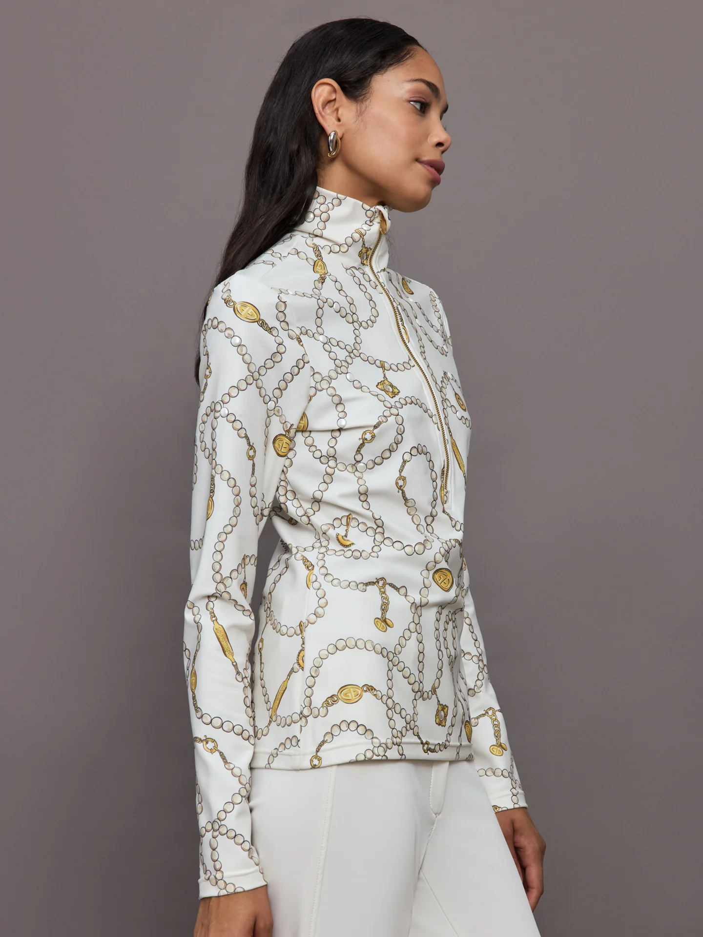 Vivienne Ski Pully - Cream - Image 4