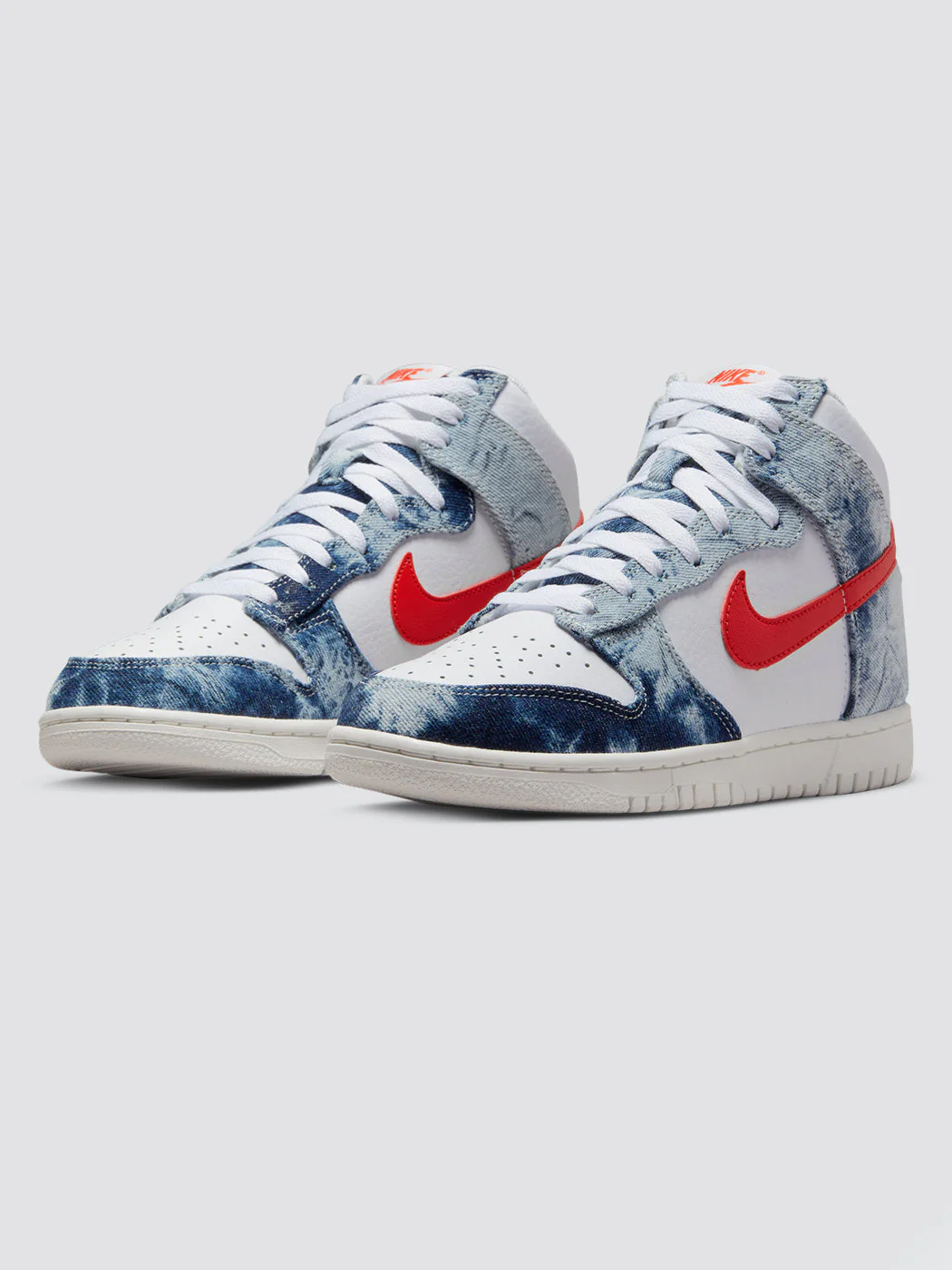 NIKE DUNK HIGH - Multi/Habanero Red-White-Sail - Image 3