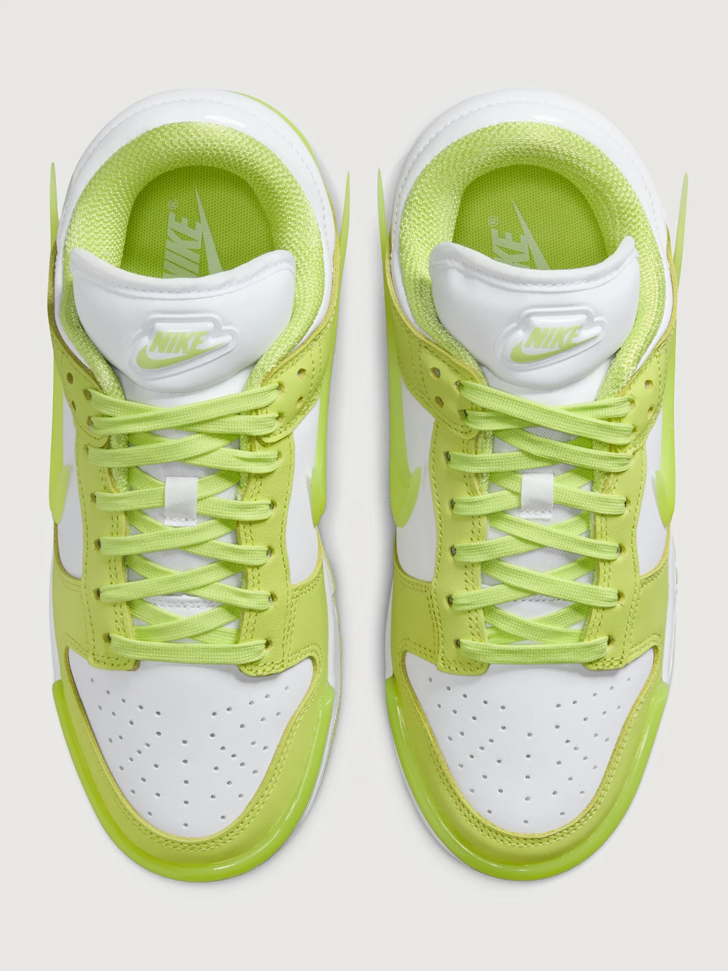 W Nike Dunk Low Twist - LT Lemon Twist/LT Lemon Twist-White - Image 6