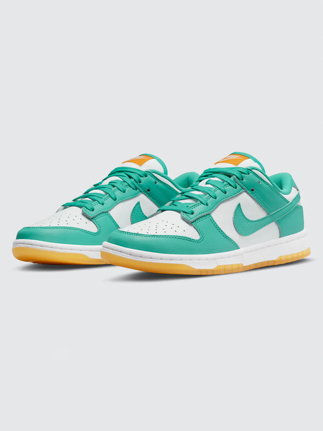W NIKE DUNK LOW - White/Washed Teal-Kumquat - Image 3