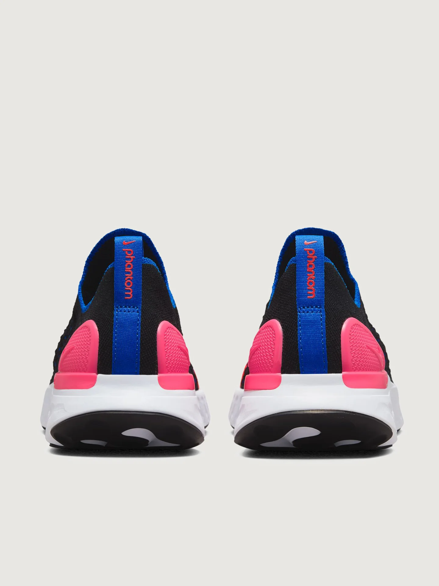 W NIKE REACT PHANTOM RUN FK 2 - Black/Bright Crimson-Hyper Pink - Image 5