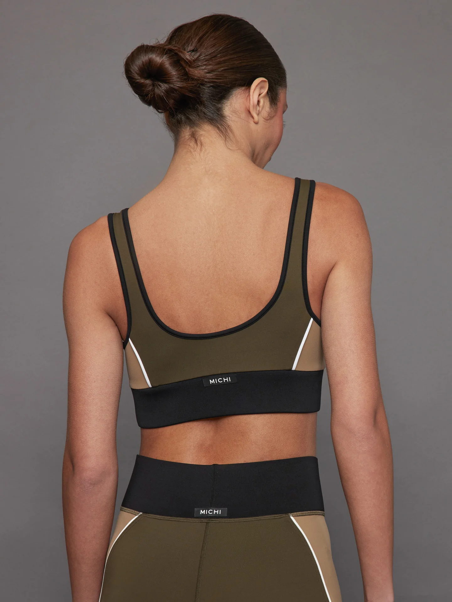 Wander Longline Bra - Safari - Image 3