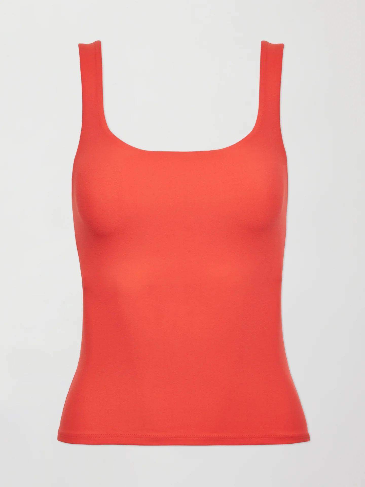 Wide Scoop Bra Tank in Melt - CAYENNE - Image 6