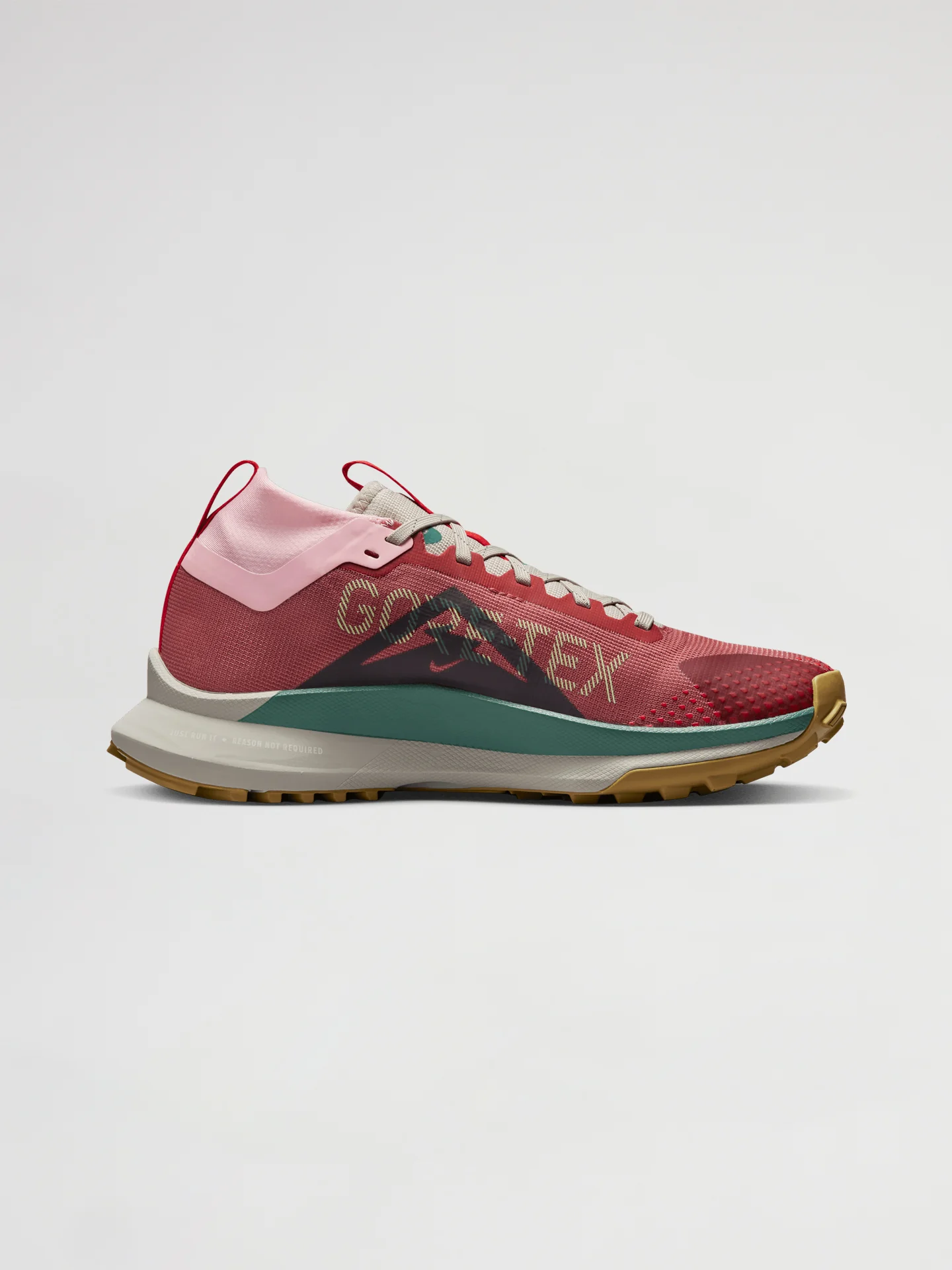 WMNS REACT PEGASUS TRAIL 4 GTX - Canyon Rust/Barely Volt-Med Soft Pink - Image 2