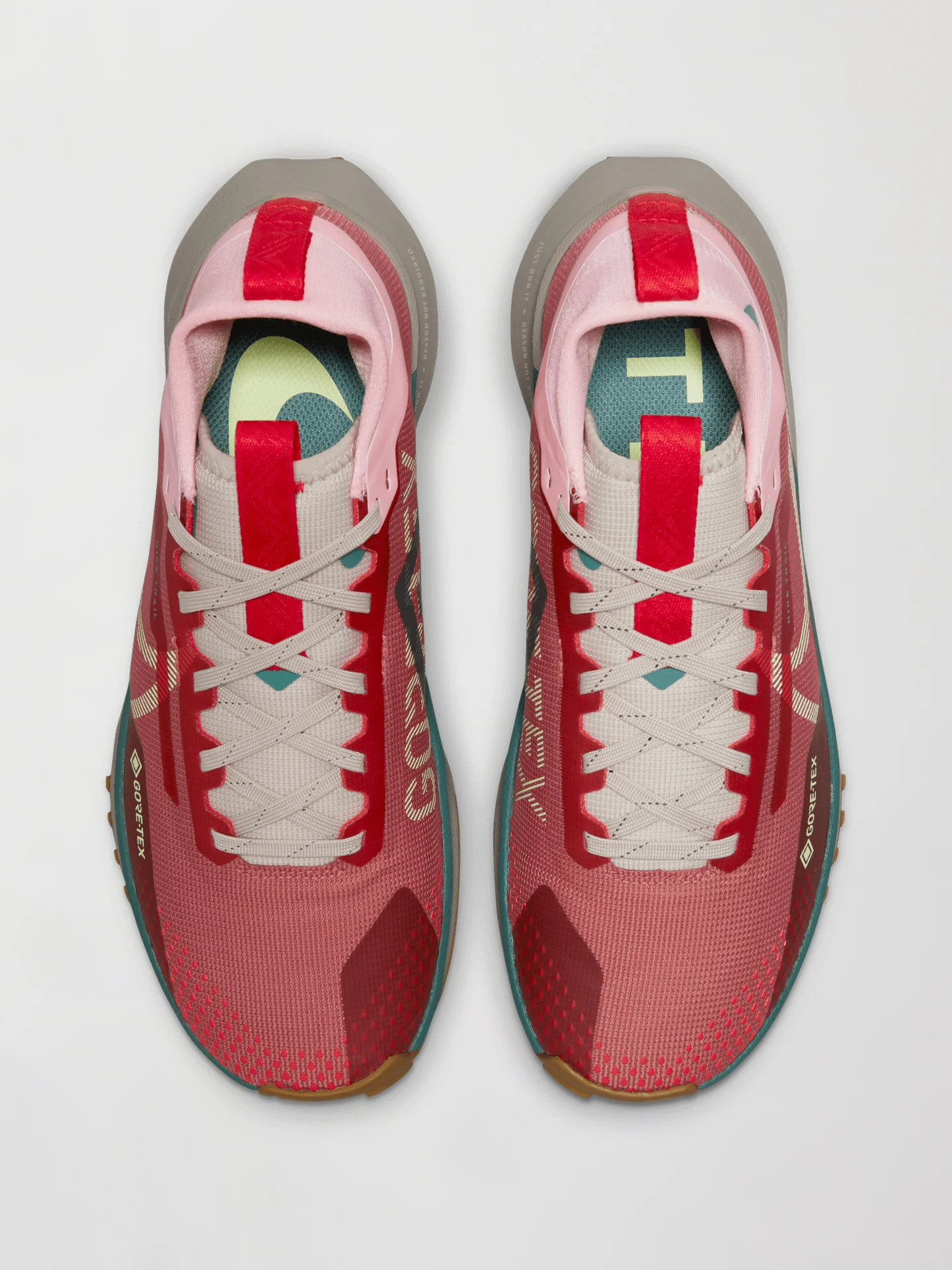 WMNS REACT PEGASUS TRAIL 4 GTX - Canyon Rust/Barely Volt-Med Soft Pink - Image 5