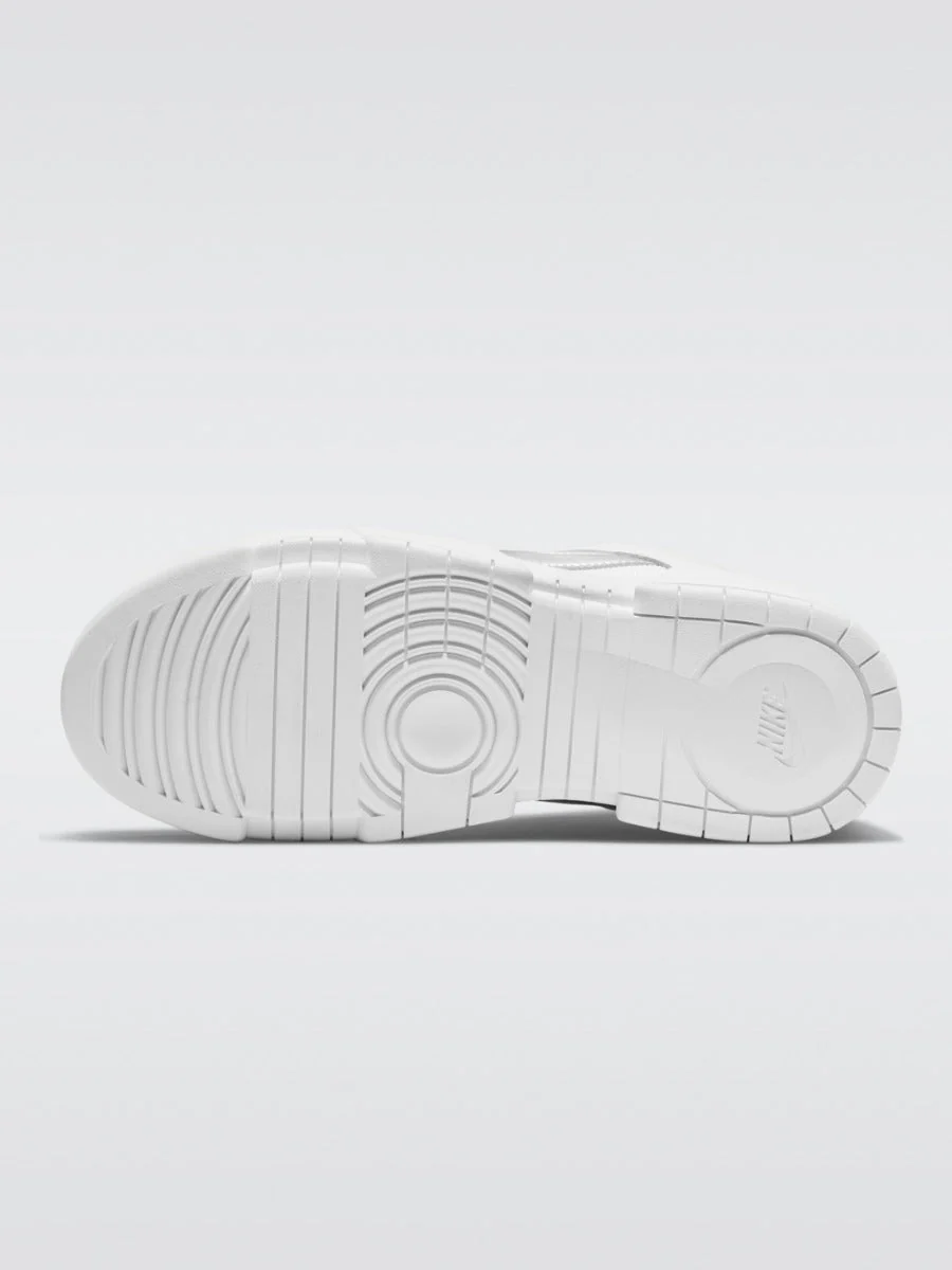 Dunk Low Disrupt Sneaker - White/Metallic Silver-Black - Image 5