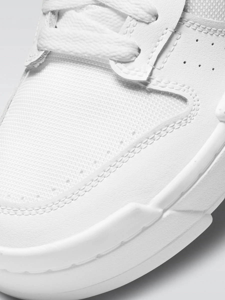 Dunk Low Disrupt Sneaker - White/Metallic Silver-Black - Image 6