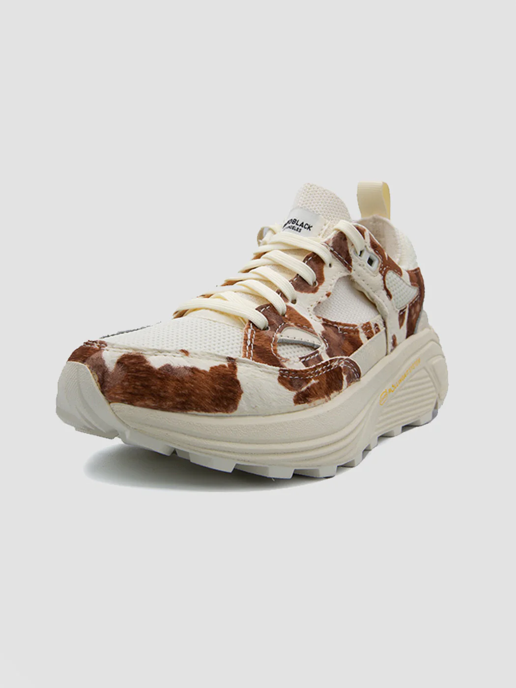Aura Ponyhair Sneaker - Brown Cow - Image 3
