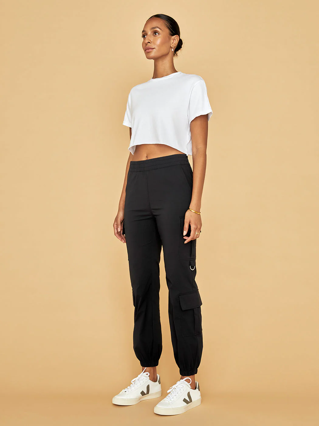 Courtney Crop Tee - White - Image 6
