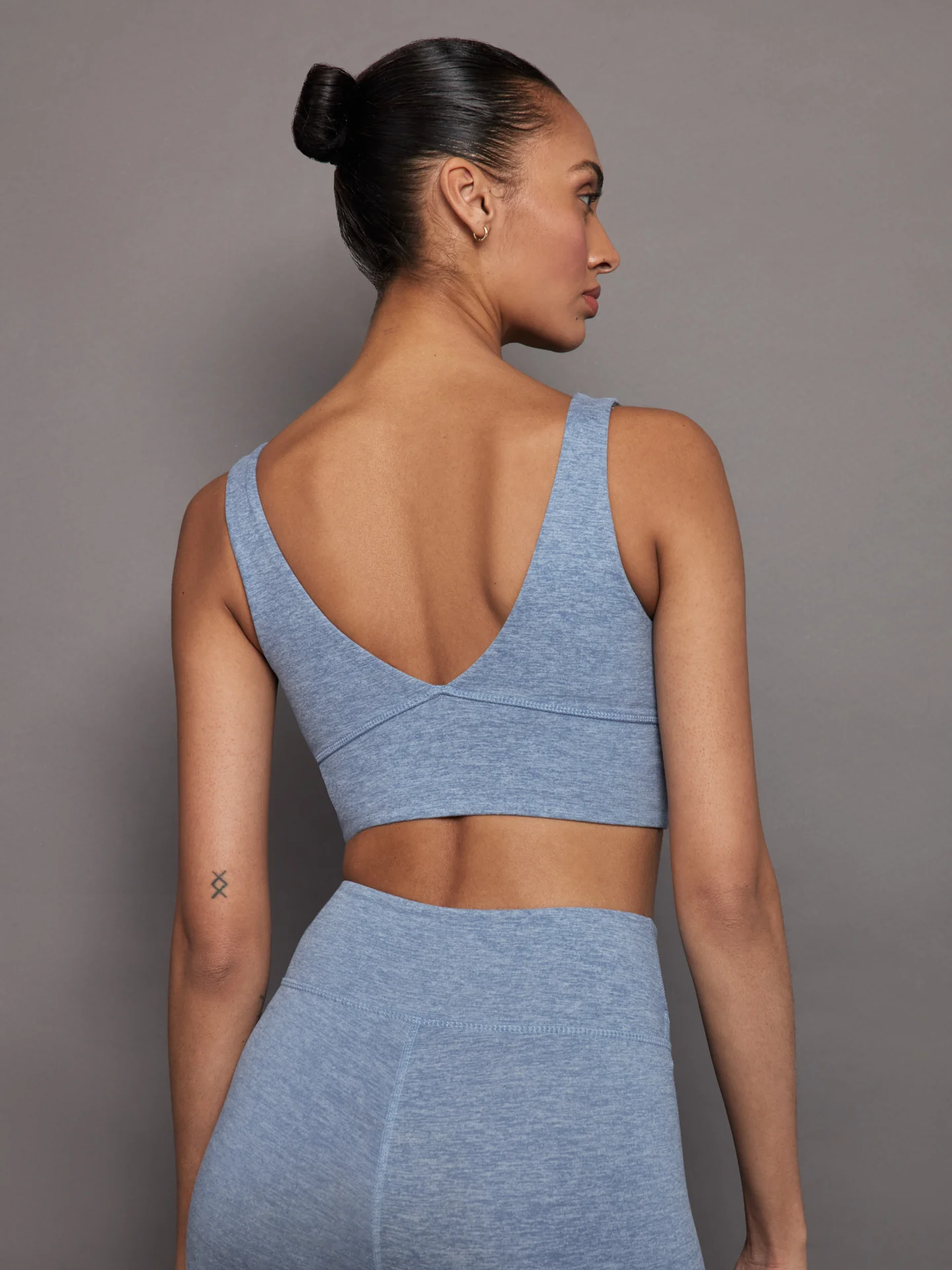 Wrap Bra in Heather Melt - Quiet Harbor - Image 3