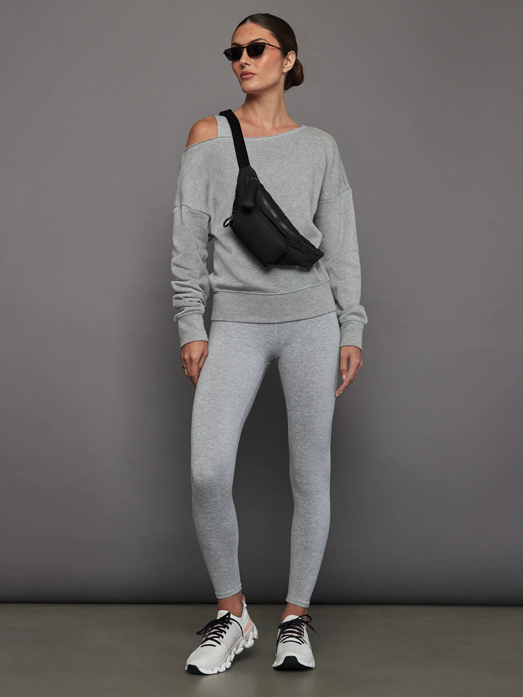 Wrap Bra in Heather Melt - Silver Heather - Image 4